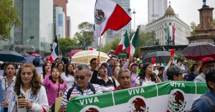 Protesters storm Mexico&#8217;s Senate after ruling party wins votes for court overhaul