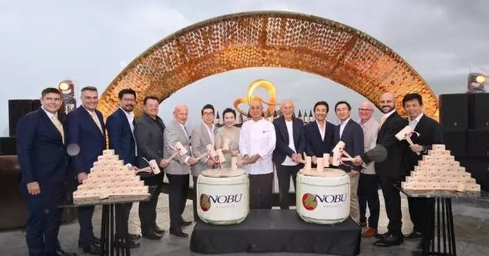 The Official Opening of Nobu Bangkok at &#8216;EA&#8217; Rooftop at The Empire, the Announcement of Nobu Residences Bangkok, and the Groundbreaking of The Plaza Athénée Nobu Hotel and Spa Bangkok Were Celebrated with a Special Sake Ceremony