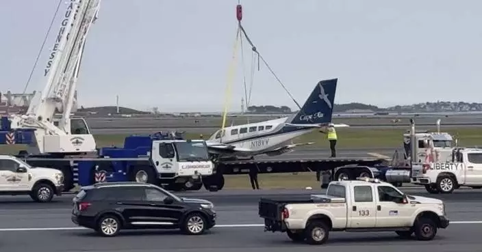 Small plane lands safely at Boston&#8217;s Logan airport with just one wheel deployed