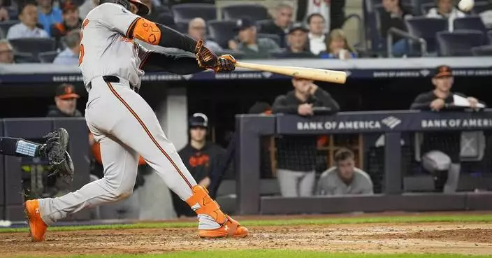 Orioles clinch playoff berth, overcome Judge&#8217;s 56th home run to beat Yankees 5-3