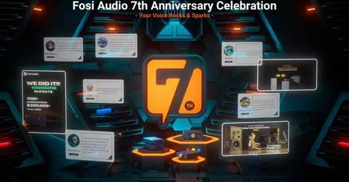 Fosi Audio Launches 7th Anniversary Celebration with the Theme &#8220;Your Voice Rocks &amp; Sparks&#8221;