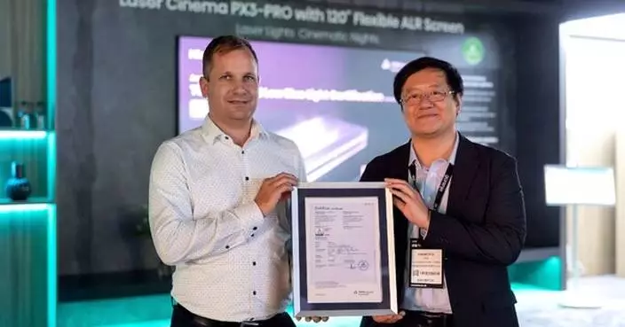 Hisense PX3 Series Laser Cinema Awarded TÜV Rheinland Low Blue Light Certification