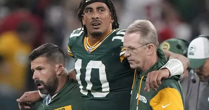 Packers QB Jordan Love injured in closing seconds of loss to Eagles in Brazil