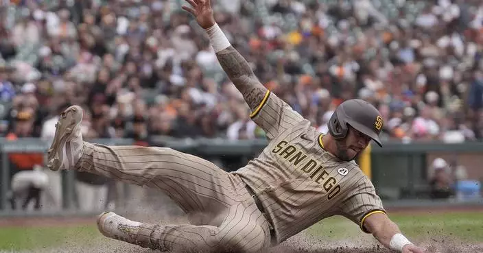 Padres beat Giants 4-3 in 10 innings for sweep, overcoming first righty Splash Homer by Ramos