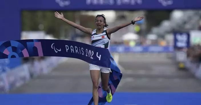 Morocco’s El Idrissi smashes women’s marathon world record on the last day of the Paralympic Games