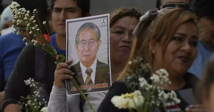 Peru declares 3 days of national mourning for former President Alberto Fujimori