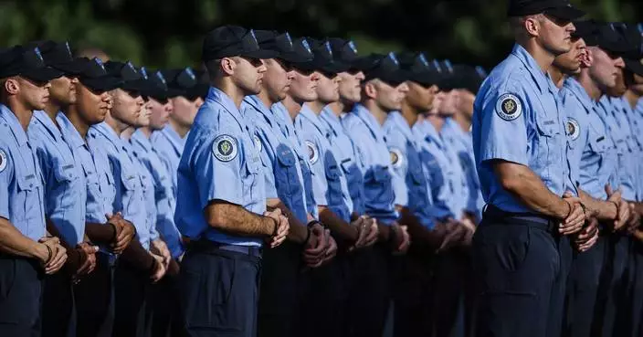 Massachusetts police gather at funeral for trooper recruit who died during training