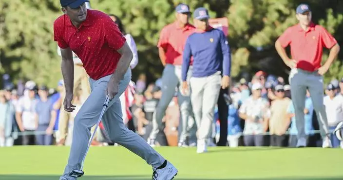 Americans win Presidents Cup for 10th straight time; Hidalgo outlasts Rahm in Spain