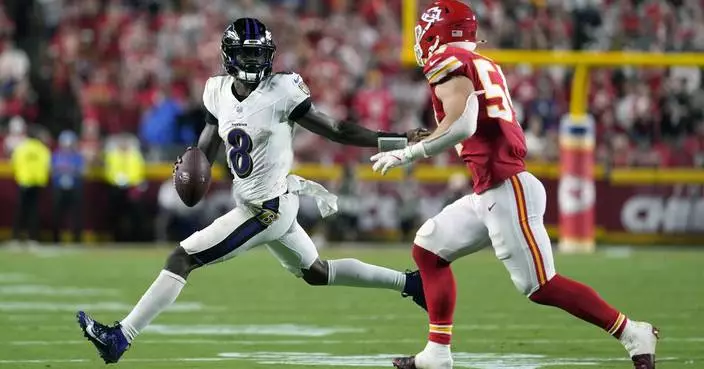 Lamar Jackson desperately rallies Ravens, falls 27-20 to Chiefs for 5th loss in 6 meetings