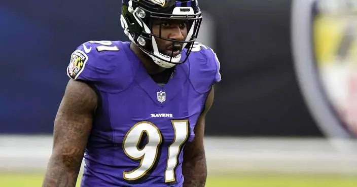 Baltimore Ravens are signing edge rusher Yannick Ngakoue, AP source says