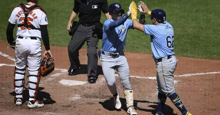 Jonny DeLuca homers to carry Rays past Orioles 2-0