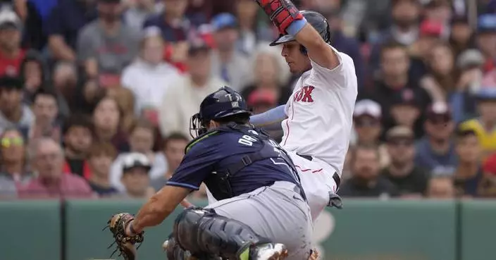 Grissom has RBI double to help Red Sox beat Rays 3-1