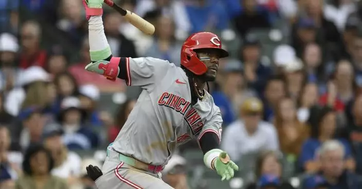 Elly De La Cruz hits 2-run triple in 10th to lead Reds to 3-0 win over Cubs