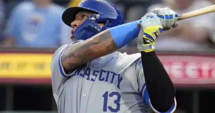 Salvador Perez hits a 2-run homer, Alec Marsh strikes out 11 and Royals beat Pirates 8-3