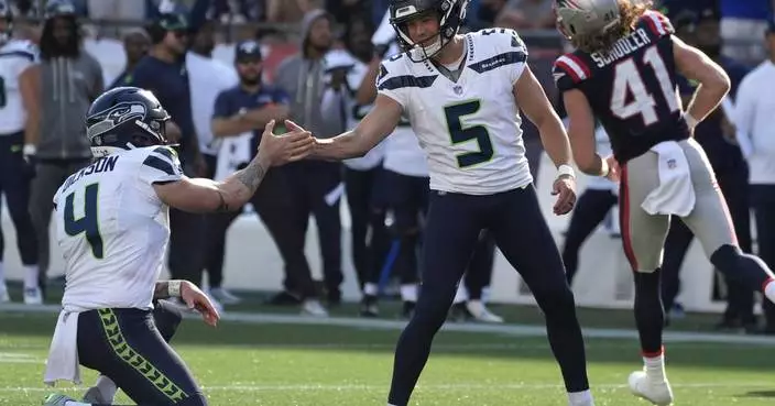 Jason Myers hits 31-yard field goal to lift Seahawks to a 23-20 overtime win over Patriots