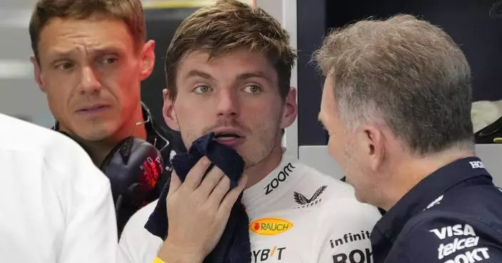 F1 champion Verstappen is a man of few words after he's punished for swearing