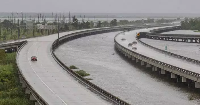 Francine weakens moving inland from the Gulf Coast after hurricane winds cause power outages