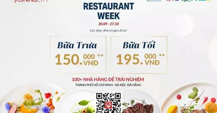 DiningCity Asia expands its Restaurant Week Event to Vietnam.