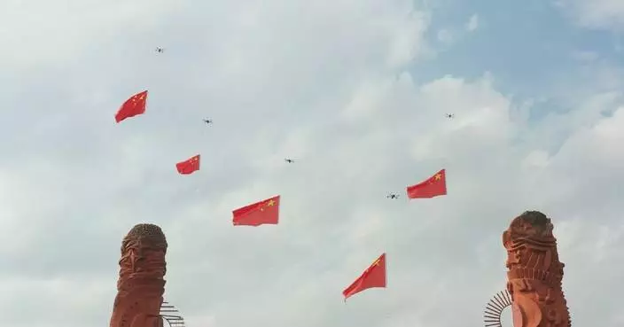 Drone shows to flower buns, celebrations held across China to mark National Day