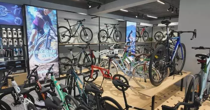 Cycling craze in China boosts sales of bikes, related equipment