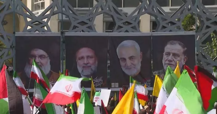 Thousands rally in Iranian capital to commemorate assassinated Hezbollah leader