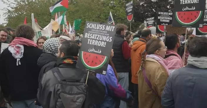 Rallies held in Europe ahead of one-year anniversary of Israel-Hamas conflict