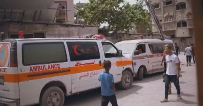 Ambulance drivers in Gaza brave war to work round clock  to save people&#8217;s lives