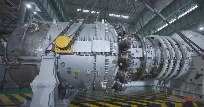 China's first F-class heavy-duty gas turbine completes ignition test