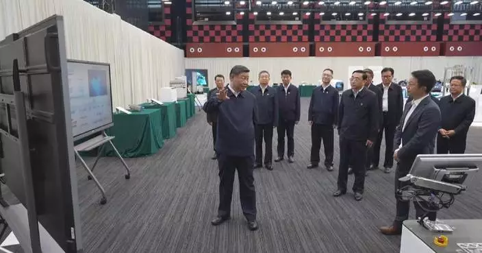 Xi visits science city on inspection tour in east China's Anhui