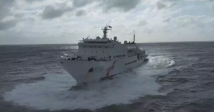 Chinese naval hospital ship makes maiden visit to Benin