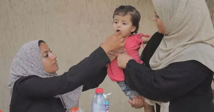 2nd round of UN-led polio vaccination starts in southern Gaza: WHO