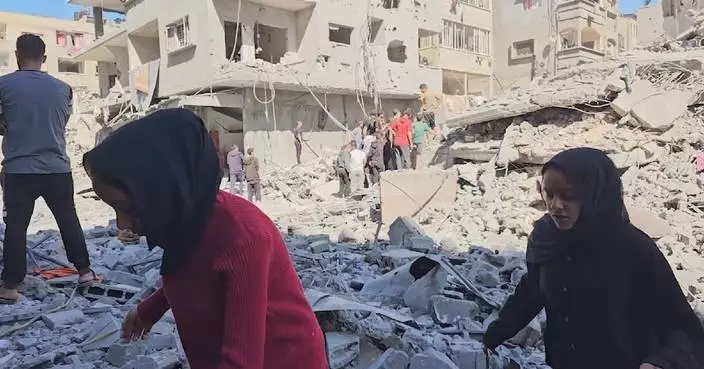 Victims still trapped under rubble after Israeli bombardment in northern Gaza