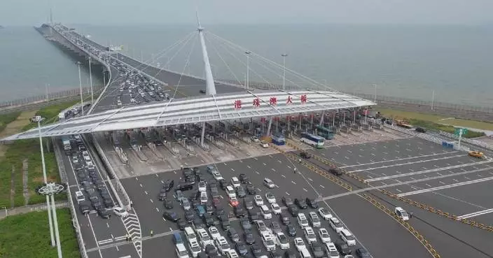 Hong Kong-Zhuhai-Macao Bridge records over 12.7 million vehicle crossings in 6 years