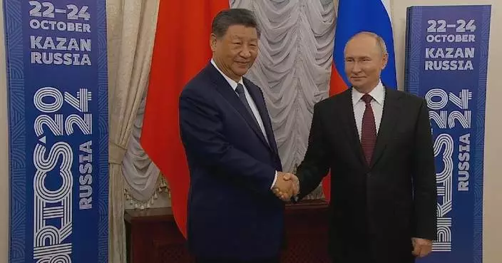 Xi meets Putin in Russia&#8217;s Kazan