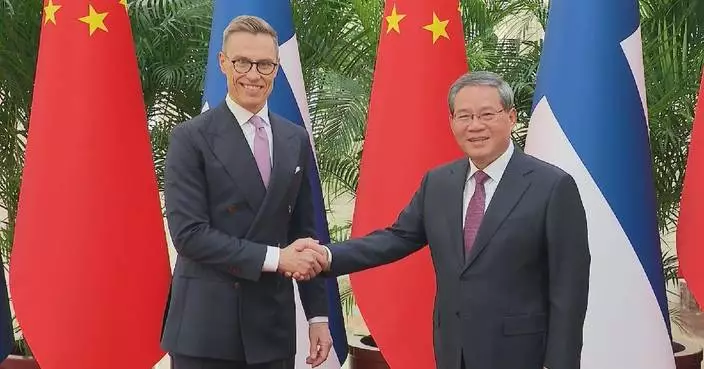 Chinese premier meets Finnish president in Beijing