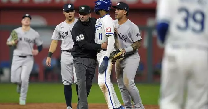 Yankees&#8217; Chisholm accuses Royals&#8217; Garcia of intentionally trying to hurt teammate during ALDS win