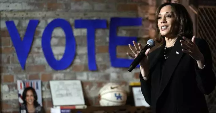 The Latest: Harris and Trump pivot to turnout as early voting begins