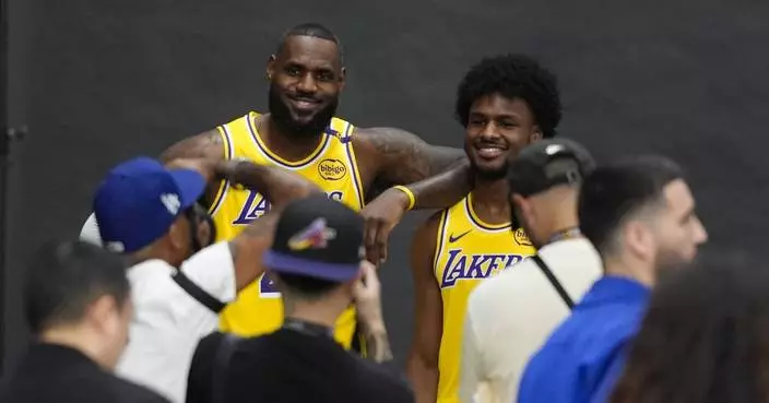 Bronny James begin his Lakers career with a preseason debut. LeBron won&#8217;t join until the next game