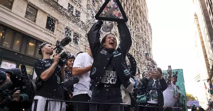 New York Liberty basketball team honored with ticker-tape parade in Canyon of Heroes