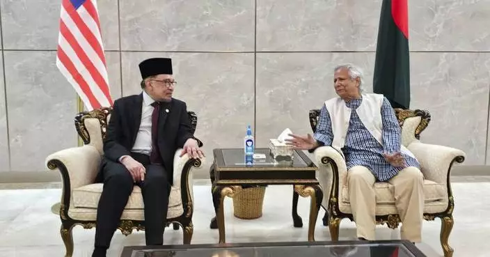 Malaysia&#8217;s Anwar arrives in Bangladesh to discuss trade, migrant workers with interim leader Yunus