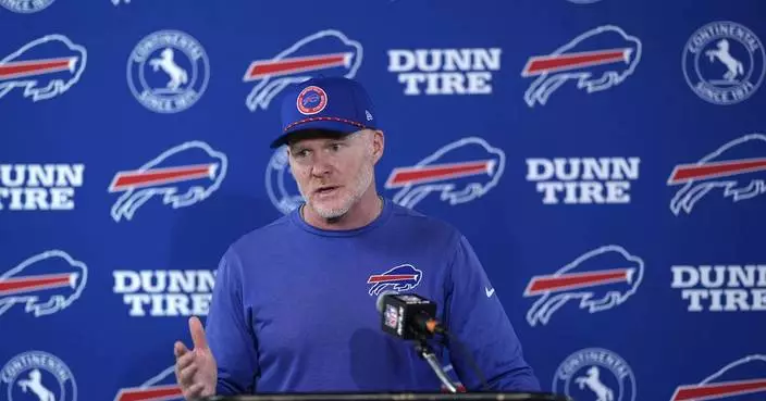 Bills coach McDermott rules out starting defensive tackle Oliver from playing Jets on Monday night