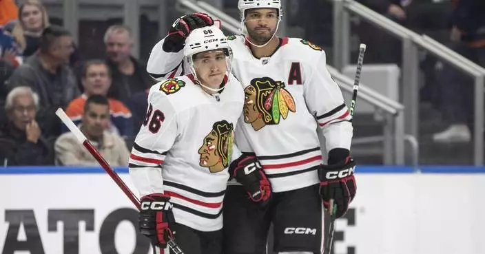 Teravainen has 2 goals and 2 assists as Blackhawks beat the Oilers 5-2