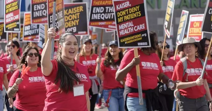 Kaiser mental health workers go on strike in Southern California over staffing, workloads