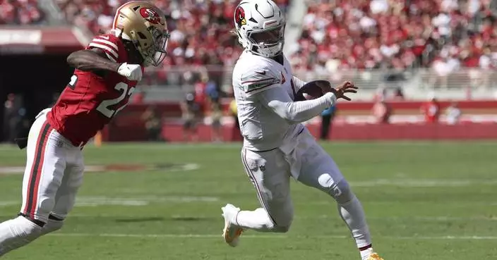 Kyler Murray rallies the Cardinals past the 49ers, 24-23