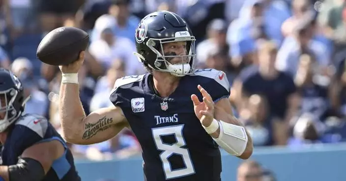 Titans put receiver Burks on IR and promote QB Siemian from practice squad with Levis questionable