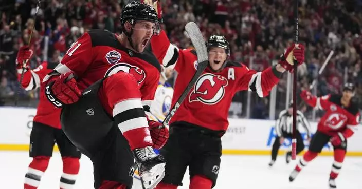 Devils beat Sabres 4-1 in NHL regular-season opener in Prague