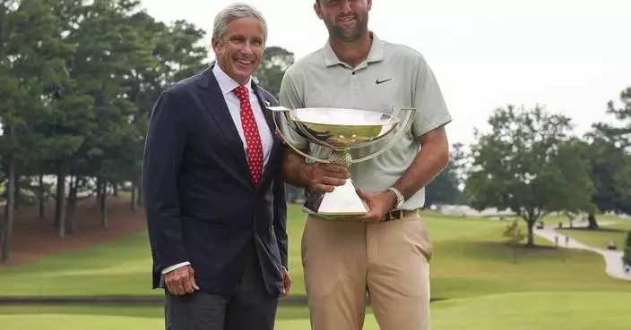 PGA Tour commissioner and Saudi fund governor paired at pro-am event in Scotland