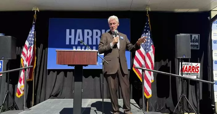 Former President Bill Clinton travels to Georgia to rally rural Black voters to the polls