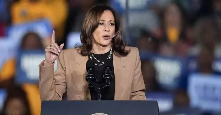 Like Biden, Harris puts focus on Trump as Election Day draws near