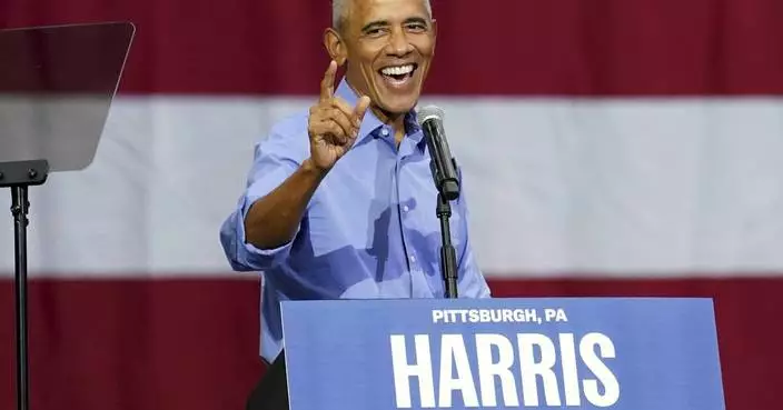 Obama urges Black men to show up for Harris as he campaigns in critical Pennsylvania